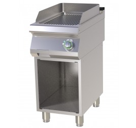 1 zónás RedFox álló elektromos rostlap bordázott, öntöttvas sütőfelülettel, semleges tárolóval